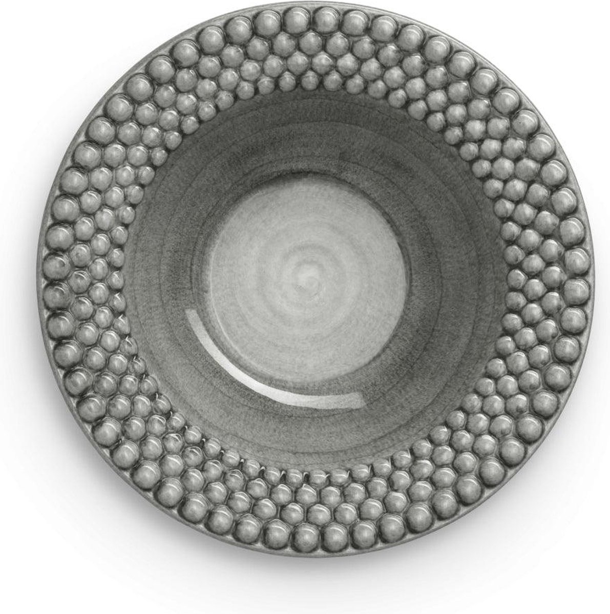 Mateus Collection - Pastabord Bubble 25cm grey - Diepe borden