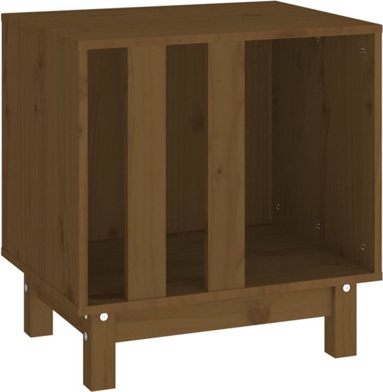 vidaXL - Hondenhok - 50x40x52 - cm - massief - grenenhout - honingbruin