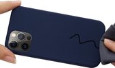 Hoesje Geschikt voor Apple iPhone 15 Pro Max - Compatibel met MagSafe - Back Cover met Magneet - Siliconen - Dun - Blauw