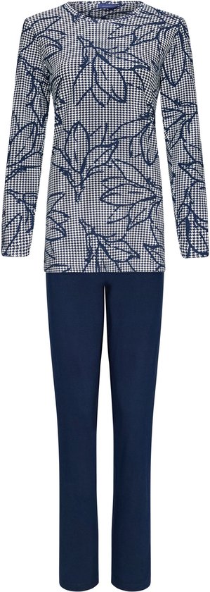 Pastunette - Dames Pyjama set Nina - Blauw - Katoen - Maat 40