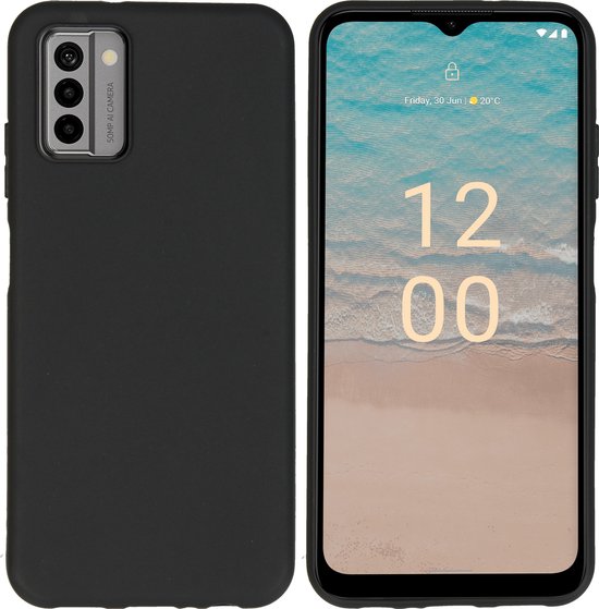 iMoshion Hoesje Geschikt voor Nokia G22 Hoesje Siliconen - iMoshion Color Backcover - Zwart