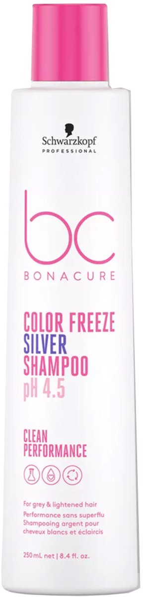 Schwarzkopf Bonacure Color Freeze Silver Shampoo - Zilvershampoo - 250 ml