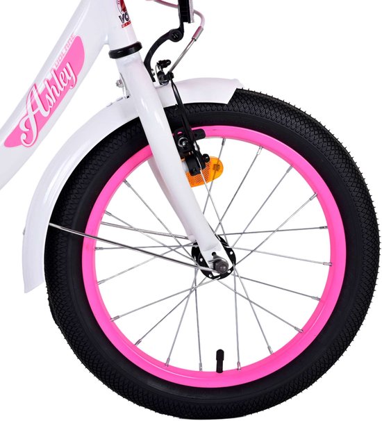 Volare Ashley Kinderfiets - Meisjes - 16 inch - Wit van Volare — afbeelding 5