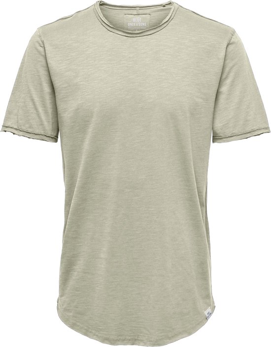 tshirt homme - Onsbenne - tshirt long - beige/moonstruck - Only & Sons- Taille XS