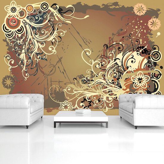 Papier peint Pierres | Marron | 312x219 cm