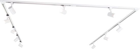 QAZQA jeana - Spot de plafond Smart à LED moderne | Petit spot | Spot en saillie avec WiFi - 10 lumières - L 600 cm - Wit - Salon