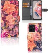 Flipcase Xiaomi Redmi Note 12 4G Telefoon Hoesje Cadeau voor Moeder Bosje Bloemen