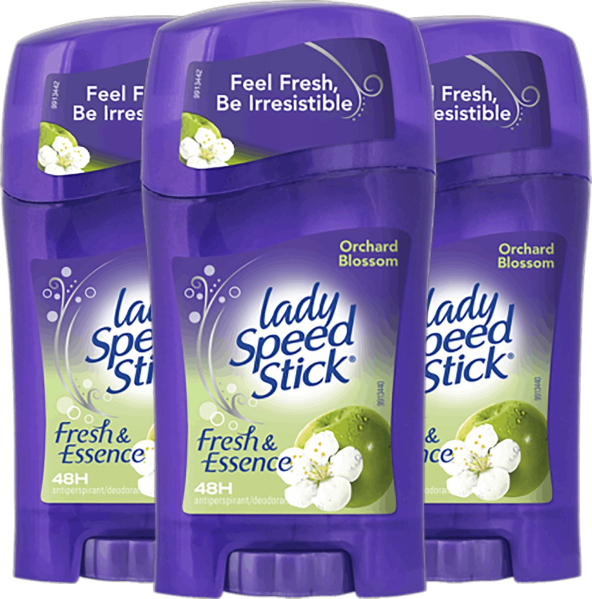 Goedkoopste Lady Speed Stick Orchard Blossom Deodorant Vrouw - Onweerstaanbare Frisse Geur van Boomgaard Bloessems - Deo Stick - 3 x 45g