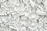Fotobehang Bladeren 3D - Vliesbehang - 416 x 254 cm