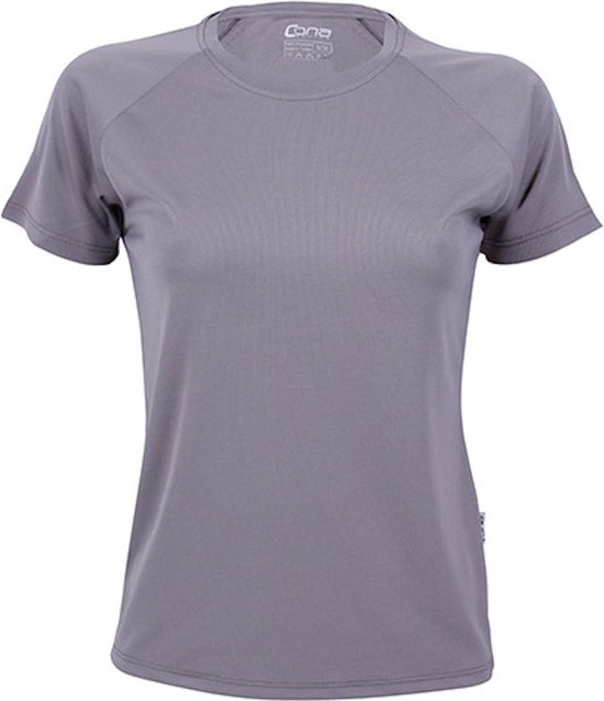 Foto: Damessportshirt tech tee met korte mouwen cool grey m