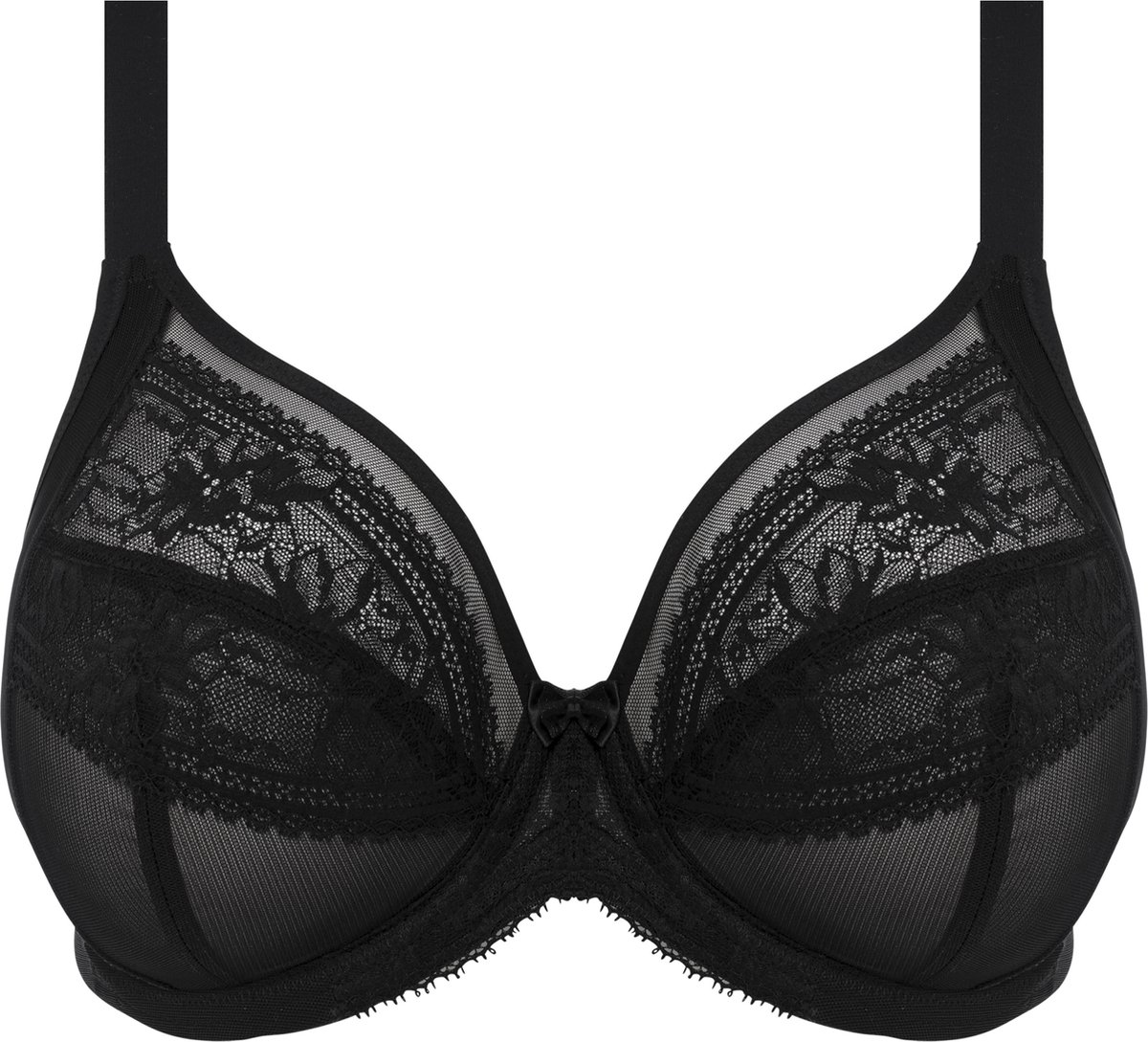 Elomi KENDRA UW PLUNGE BRA Dames Beha - Black - Maat 90H