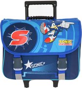 Sonic the Hedgehog Trolley boekentas 2 compartimenten 41x40x16