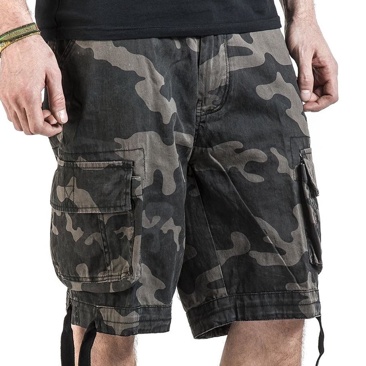 Brandit Urban Legend Camo Shorts Dark Camouflage