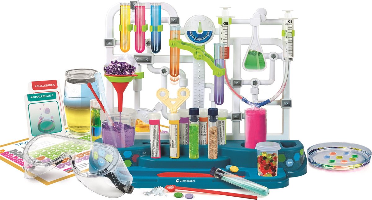 Clementoni Wetenschap & Spel – Super Scheikunde - Experimenteerdoos met vele Experimenten - Laboratorium Speelgoed - 8+ Jaar — afbeelding 2