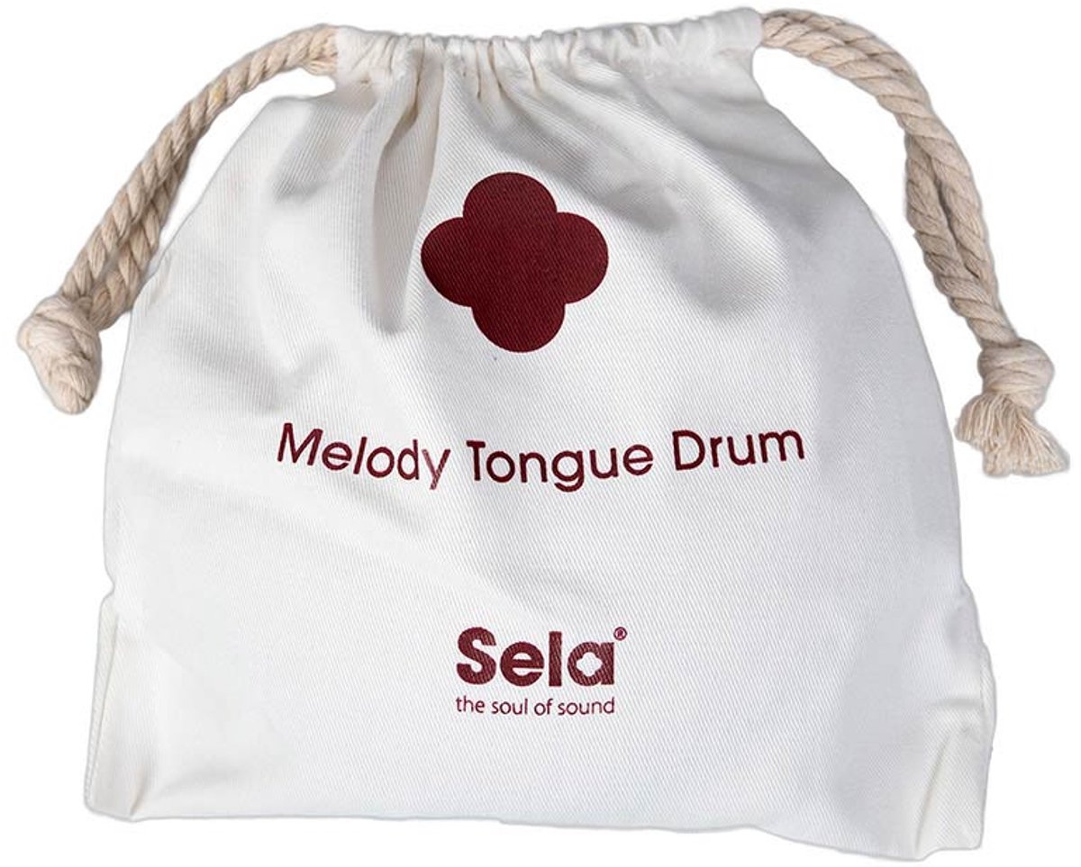 Tongue drum Sela SEL350 5 A majeur pentatonisch navy blauw incl. hoes en mallets