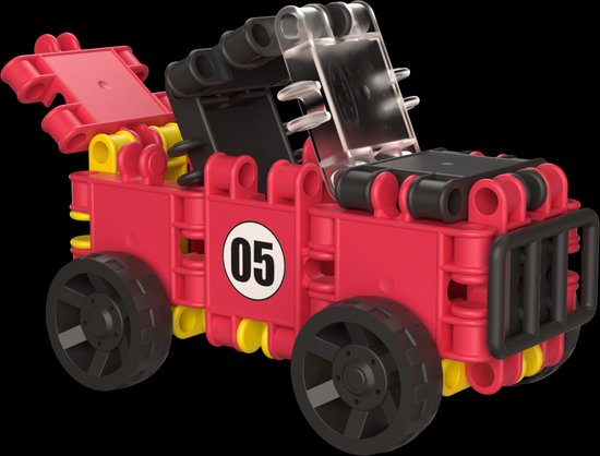 Clics 5 in 1 bouwblokken box– DUURZAAM SPEELGOED gemaakt van GERECYCLEERDE kunststof- bouwset 5 in 1 - speelgoed 4,5,6,7,8 jaar jongens en meisjes- educatief speelgoed- Montessori speelgoed- constructie speelgoed