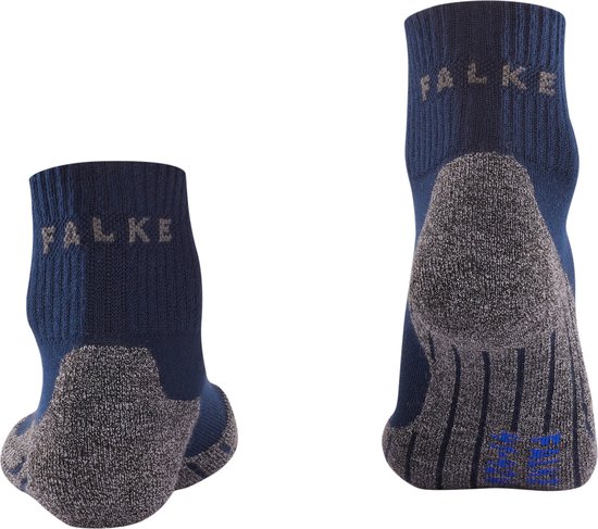 Chaussettes de randonnée FALKE TK2 Cool Short pour homme - Bleu marine - Taille 42/43