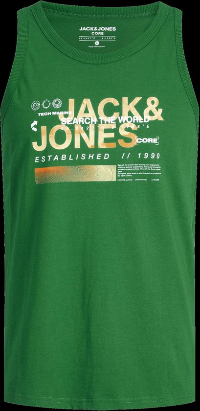 Canotta Uomo Cotone Jack Daniel's JACK & JONES Tank Top 2-Pack Plain O-Neck Tank Top Canottiere Uomo Cotone