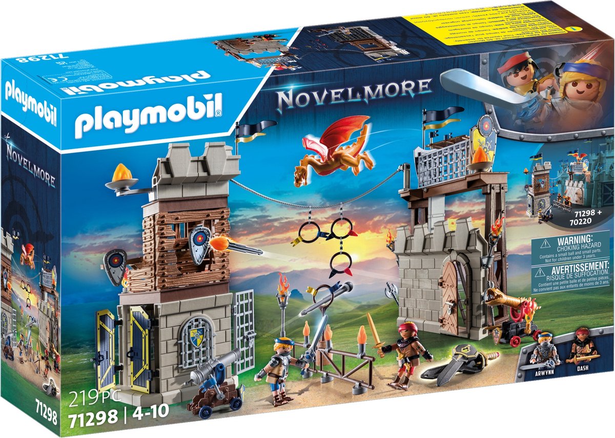PLAYMOBIL Novelmore - Novelmore vs. Burnham Raiders - Toernooi arena constructiespeelgoed 71298