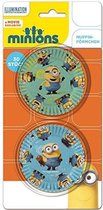 Minions cupcake vormpjes blauw en groen 30 st.