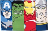 Marvel Avengers Lineup - Polar Panel Fleece - Deken - 100 x 150 cm - Multi