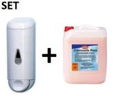 Dermatologically tested cream soap and soap dispensers Mini 0,17L in Set