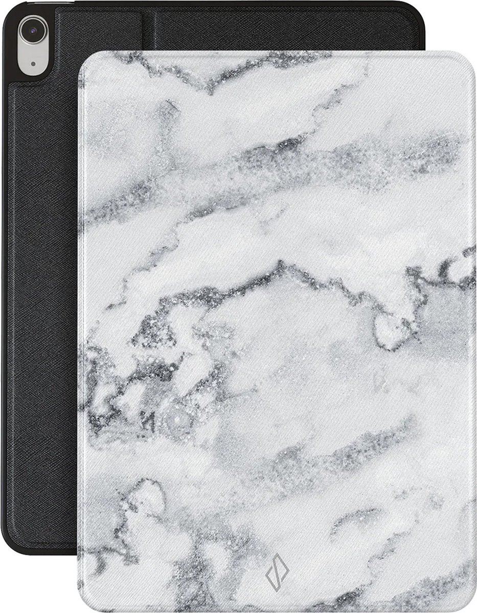 Burga Tablet Hoes Geschikt voor iPad Air 4 (2020) / iPad Air 5 (2022) - Burga Tablet Case - Meerkleurig /White Winter