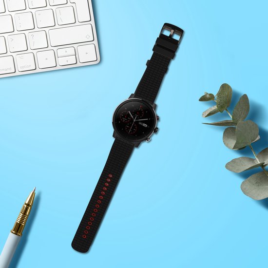 Leren Polsbandjes Compatibel Met Amazfit Active 2 – Verstelbaar, Luxe Look, Eenvoudig Te Wisselen