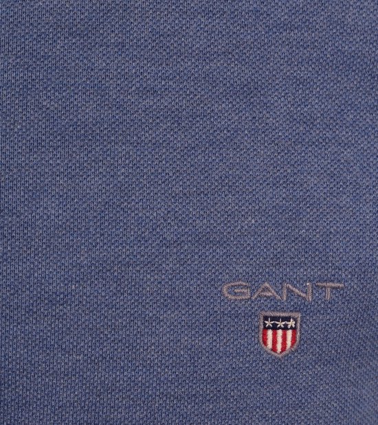 Gant - Polo Basic Blauw - Regular-fit - Heren Poloshirt Maat 5XL | bol.com