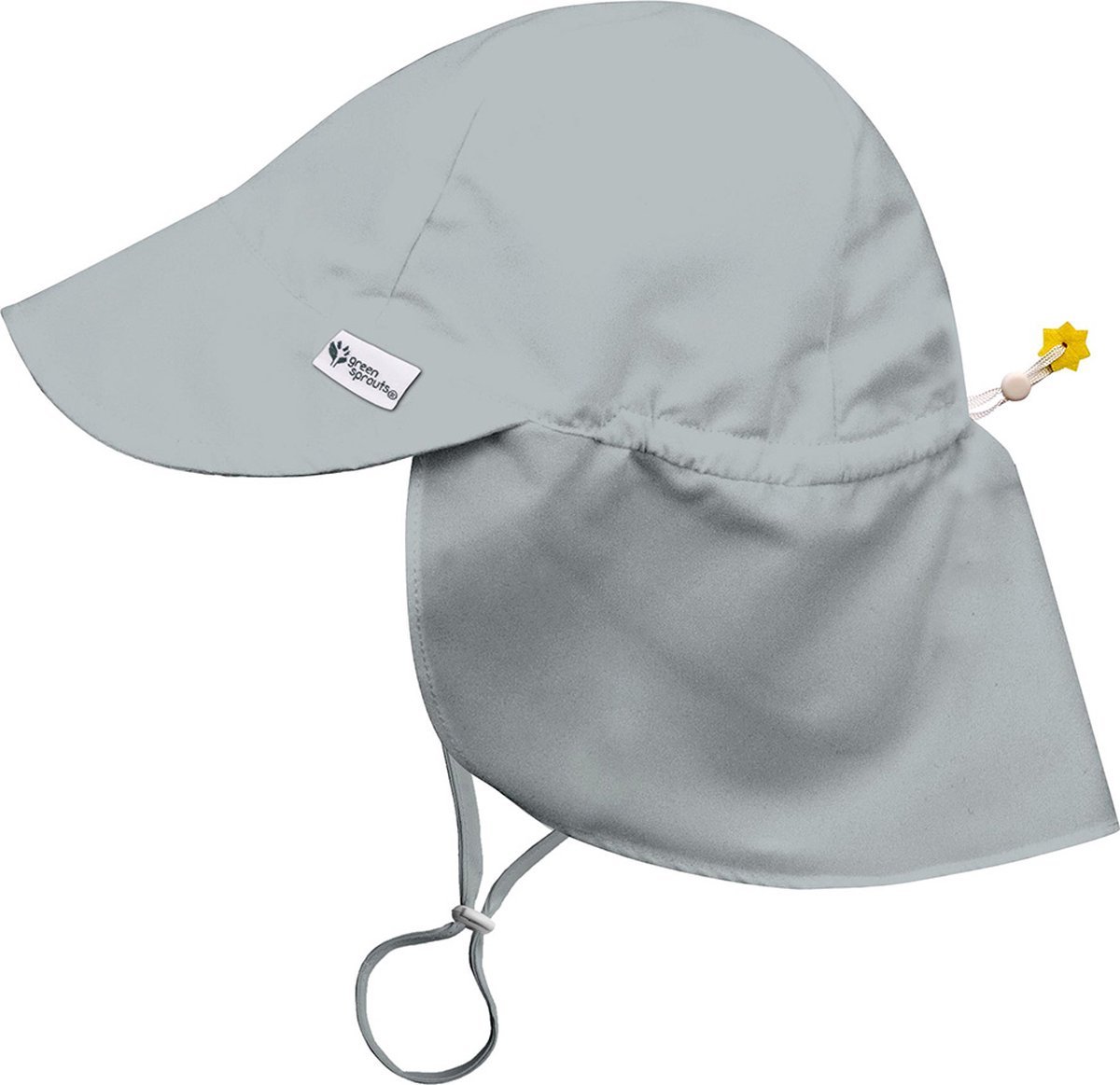 Green Sprouts - Eco Baby Zonnepetje - Lichtroze - Grijs - 0-6 maanden