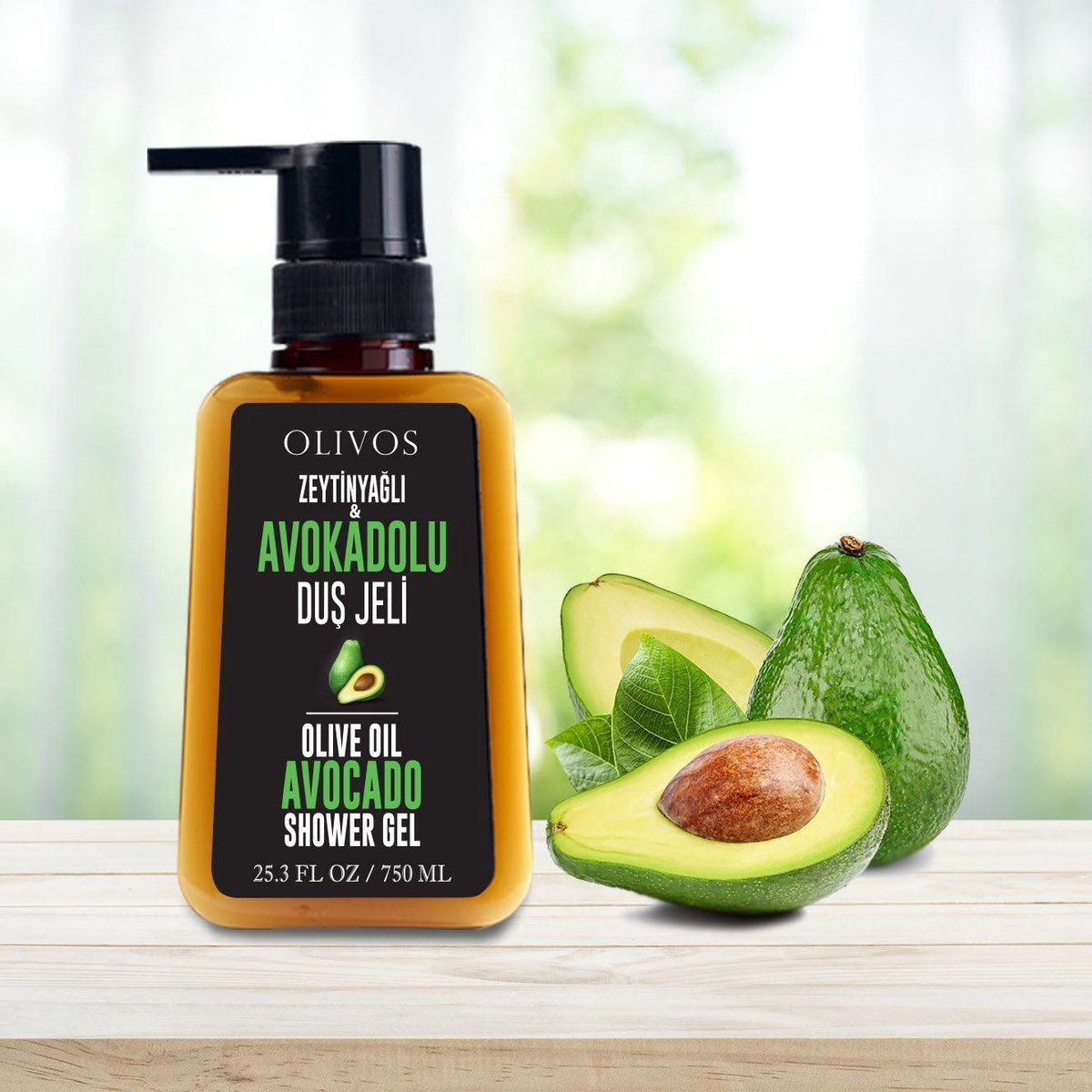 Olivos Avocado Douchegel - 750 ml