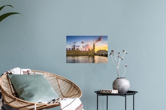 Stickers Stickers muraux - Soleil - Big Ben - Londres - 30x20 cm - Film adhésif