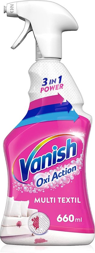 Vanish Vlekkenverwijderaar - voor Meubels, Stoffen en Tapijt - Reinigt grondig - 660 ML