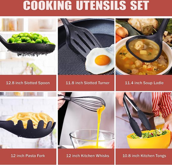 Tachan Set Menage Metallic Kitchen Colors 22 Pieces