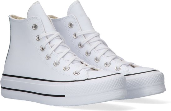 Converse Chuck Taylor All Star Lift Hi Hoge sneakers - Leren Sneaker - Dames  - Wit -... | bol.com