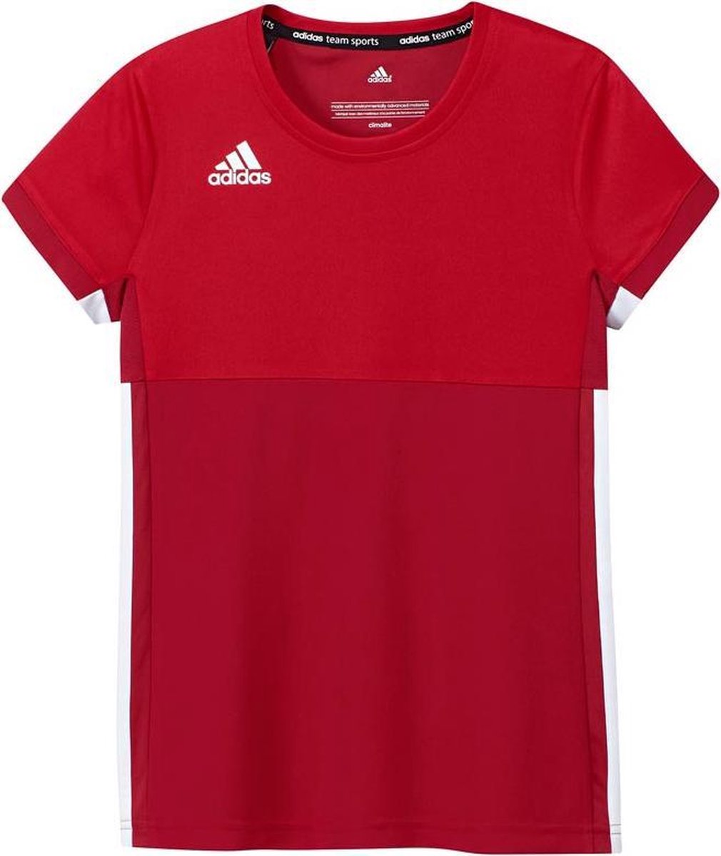 Adidas T16 Short Sleeve Girls Shirts Rood