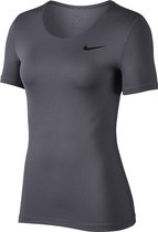 Nike All Over Top Wmns - Shirts  - grijs - M