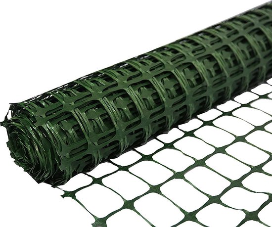 SORARA® Plastic Kunststof Hek - Groen - x 30m - Duurzaam. |