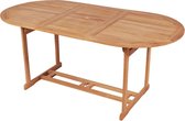 vidaXL Table de jardin 180x90x75 cm teck massif