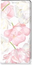 Stand Case Hoesje Cadeau voor Mama OnePlus Nord CE 2 Lite 5G Smart Cover Mooie Bloemen