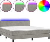 vidaXL-Boxspring-met-matras-en-LED-fluweel-lichtgrijs-180x200-cm