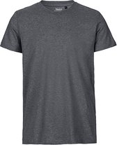 Fairtrade Men´s Fit T-Shirt met ronde hals Dark Heather - XL