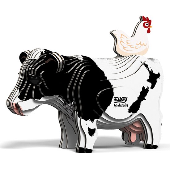 Foto: Eugy 3d bastelset holstein kuh