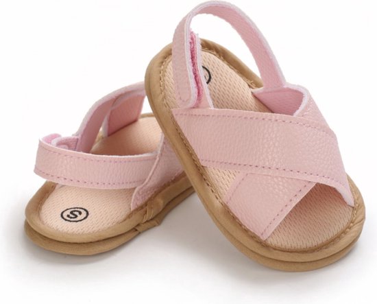 Baby sandalen - Zomerschoenen - Zachte zool - Anti-Slip - 2 tot 4 jaar -  Roze | bol.com