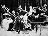 IXXI Vintage photo King Oliver's Jazz Band - Wanddecoratie - Abstract - 160 x 120 cm