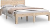 vidaXL - Bedframe - massief - hout - 120x190 - cm