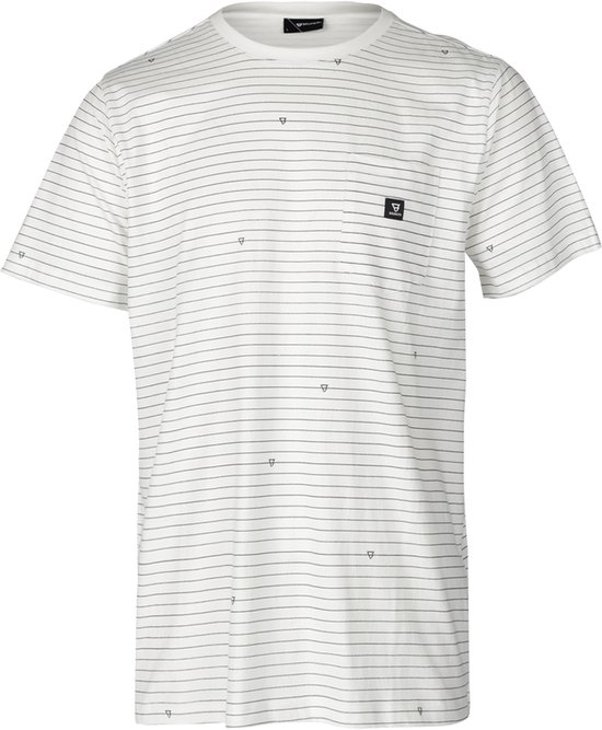 Brunotti Axle-Stripe Heren T-shirt | Wit