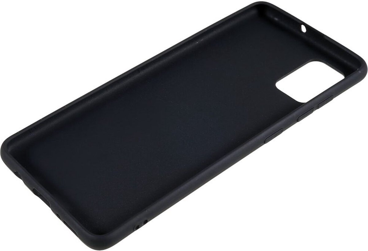 Dun TPU Hoesje Zwart Geschikt voor Samsung Galaxy A51 | Back Cover Matte Zwart | Flexibel | Lichtgewicht | Ultra Dun