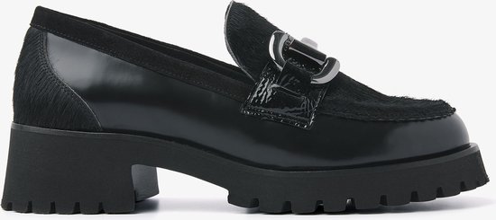 VIA VAI Jace Banks Mocassins dames - Chaussures à enfiler - Zwart - Taille 39,5