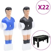 vidaXL - Tafelvoetbalspelers - voor - 12,7 - mm - staaf - 22 - st
